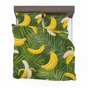 Banana Palm Leaf Pattern Bedding Set 2