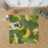 Banana Palm Leaf Pattern Rug