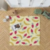 Banana Strawberry Pattern Rug