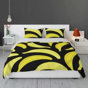 Bananas Printed Pattern Bedding Set 1