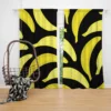 Bananas Printed Pattern Curtain