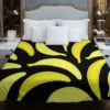 Bananas Printed Pattern Duvet Cover