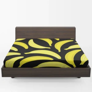 Bananas Printed Pattern Fitted Sheet 1