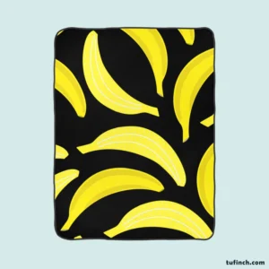 Bananas Printed Pattern Fleece Blanket 1