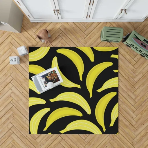 Bananas Printed Pattern Rug