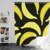 Bananas Printed Pattern Shower Curtain