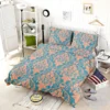 Baroque Orange Colored Damask Bedding Set