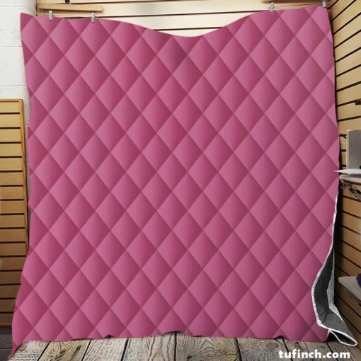 Bashful Pink Solid Color Quilt Blanket