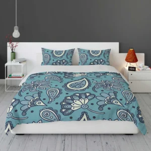 Batik Floral Paisley Design Bedding Set 1