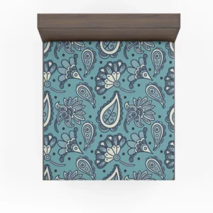 Batik Floral Paisley Design Fitted Sheet