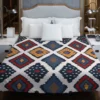 Batik Ikat Geometric Pattern Duvet Cover