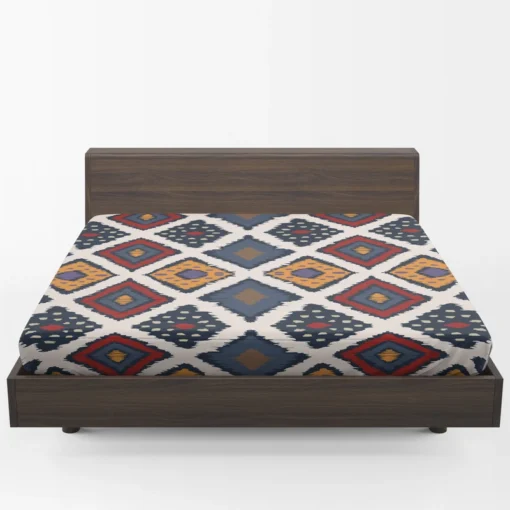 Batik Ikat Geometric Pattern Fitted Sheet 1