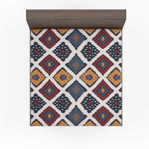 Batik Ikat Geometric Pattern Fitted Sheet