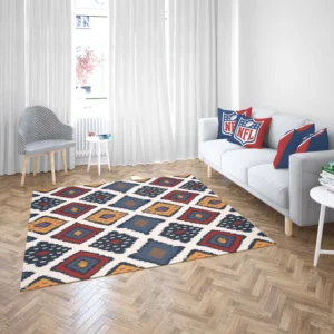 Batik Ikat Geometric Pattern Rug 2