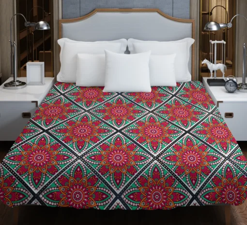 Batik Indonesian Ethnic Design Duvet Cover