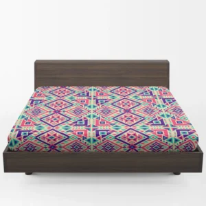 Batik Traditional Aztec Pattern Fitted Sheet 1