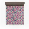 Batik Traditional Aztec Pattern Fitted Sheet