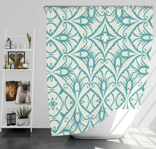 Beautiful Arabian Modern Design Shower Curtain