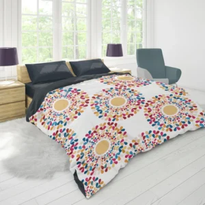 Beautiful Batik Indonesian Mandala Duvet Cover 1