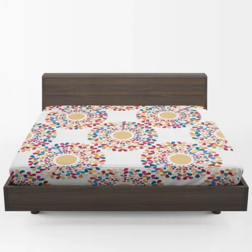 Beautiful Batik Indonesian Mandala Fitted Sheet 1