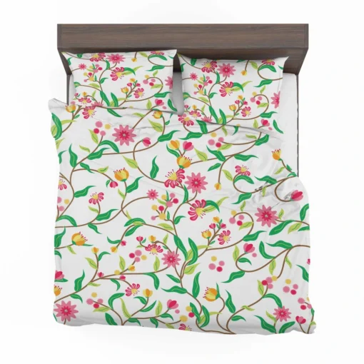 Beautiful Botanical Flowers Bedding Set 2