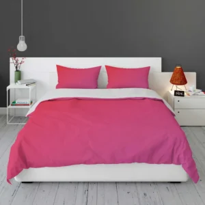 Beautiful Color Red Pink Gradient Bedding Set 1