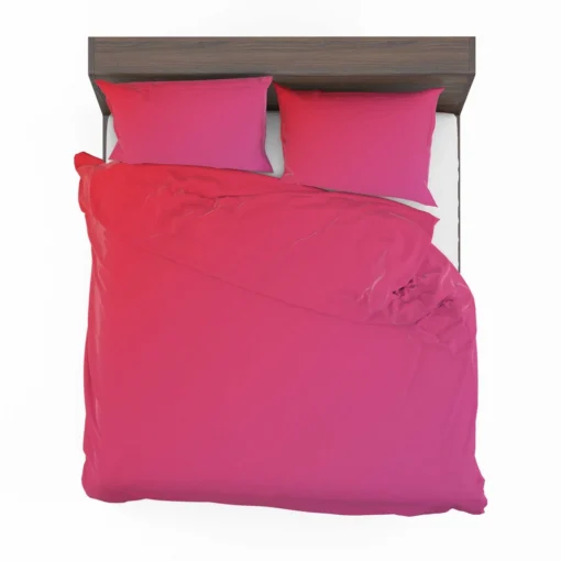 Beautiful Color Red Pink Gradient Bedding Set 2