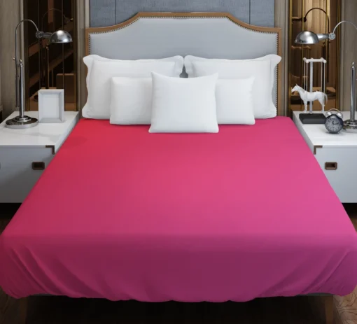 Beautiful Color Red Pink Gradient Duvet Cover