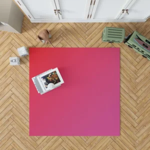 Beautiful Color Red Pink Gradient Rug