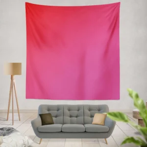 Beautiful Color Red Pink Gradient Wall Tapestry