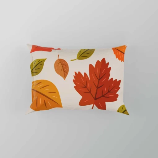 Beautiful Colored Autumn Leaves Pillow Case