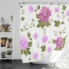 Beautiful Dahlia Flowers Pattern Shower Curtain