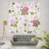 Beautiful Dahlia Flowers Pattern Wall Tapestry