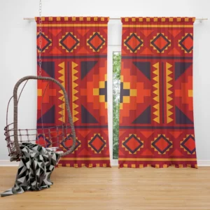 Beautiful Ethnic Aztec Pattern Curtain