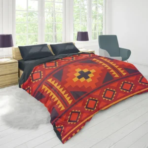 Beautiful Ethnic Aztec Pattern Duvet Cover 1