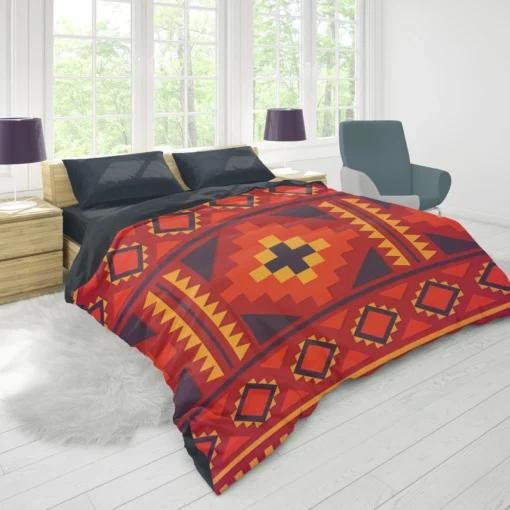 Beautiful Ethnic Aztec Pattern Duvet Cover 1