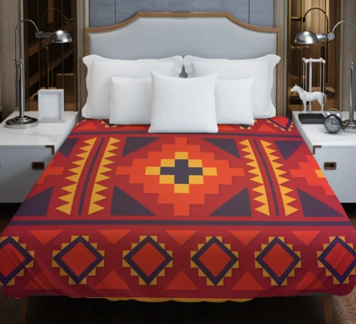 Beautiful Ethnic Aztec Pattern Duvet Cover