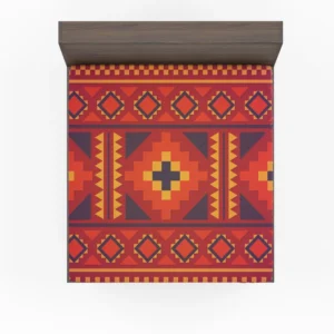 Beautiful Ethnic Aztec Pattern Fitted Sheet