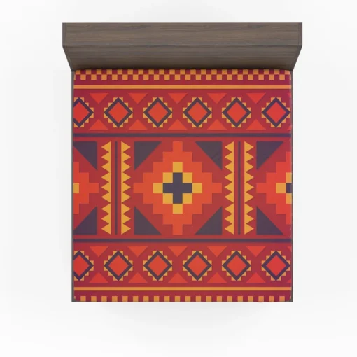 Beautiful Ethnic Aztec Pattern Fitted Sheet