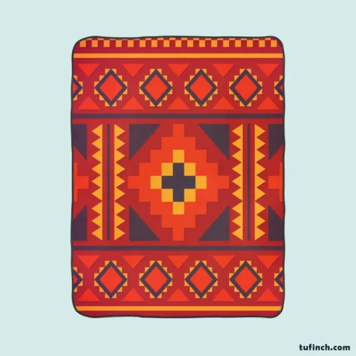 Beautiful Ethnic Aztec Pattern Fleece Blanket 1