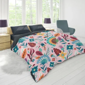 Beautiful Exotic Floral Pattern Duvet Cover 1