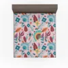 Beautiful Exotic Floral Pattern Fitted Sheet