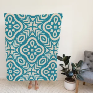 Beautiful Geometrics Design Fleece Blanket