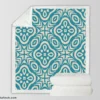 Beautiful Geometrics Design Sherpa Fleece Blanket