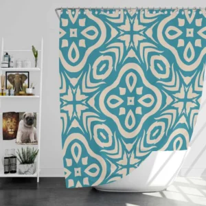 Beautiful Geometrics Design Shower Curtain