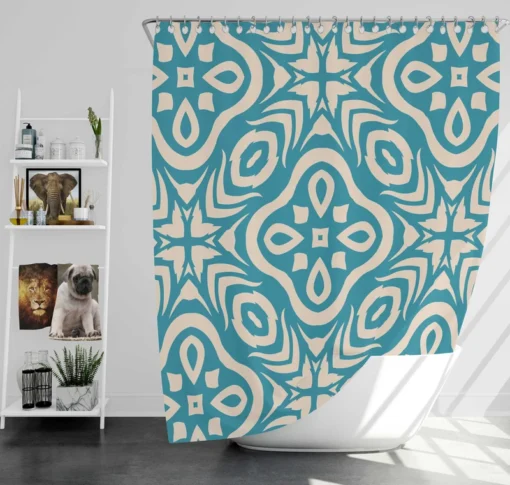 Beautiful Geometrics Design Shower Curtain