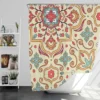 Beautiful Hand Drawn Persian Carpet Pattern Shower Curtain