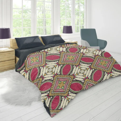 Beautiful Indian Traditional Pattern Duvet Cover 1