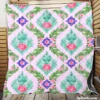 Beautiful Indonesian Mughal Pattern Quilt Blanket