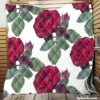 Beautiful Red Rose 3d Design Quilt Blanket